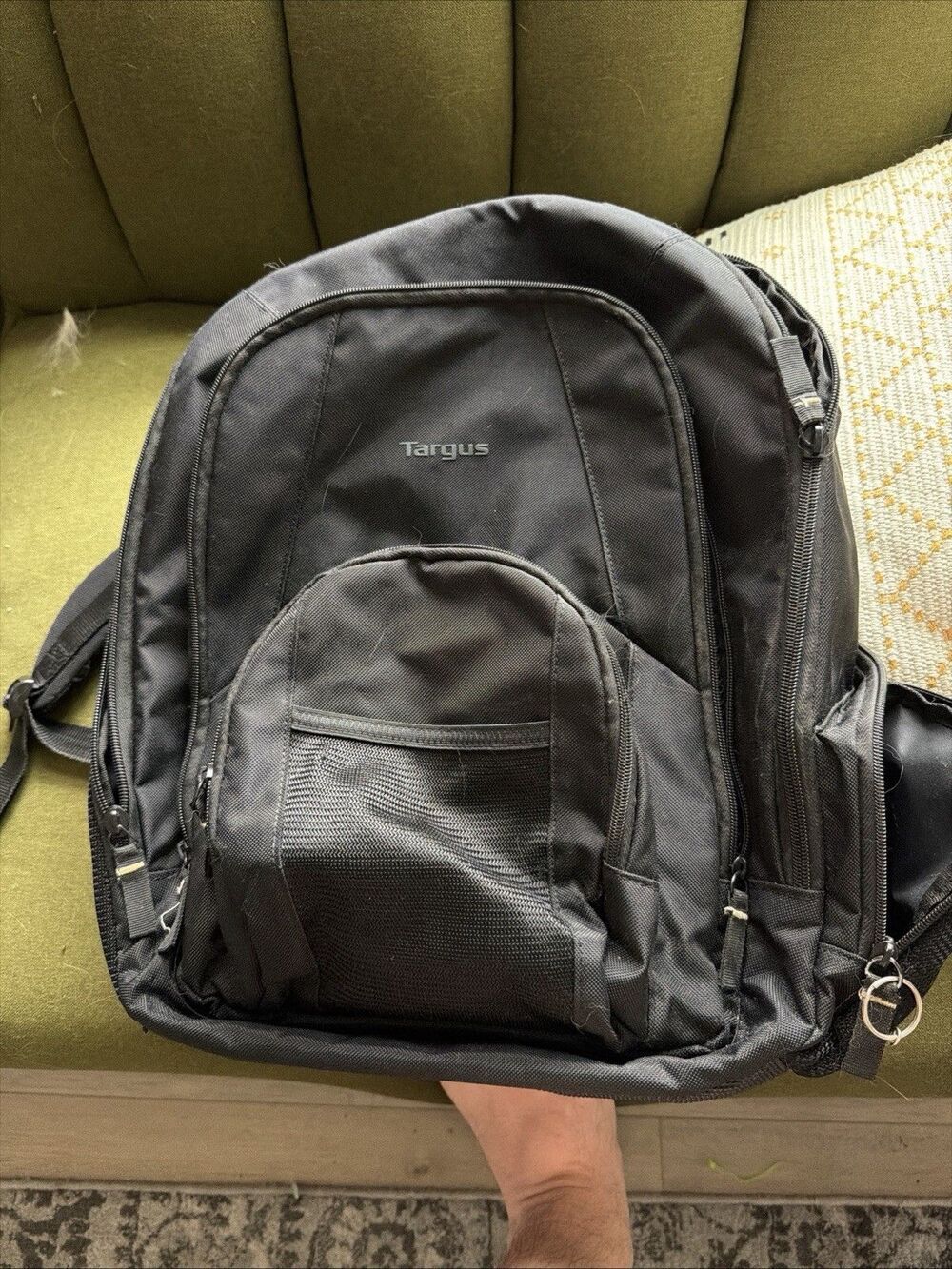 Black Targus Black Laptop Bag. Good Condition Has Laptop Carrier In The Back